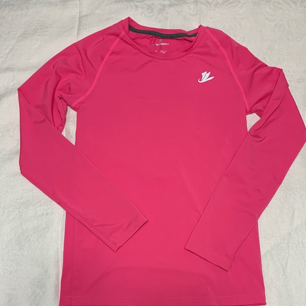 Devoropa Pink Long Sleeve Athletic Top